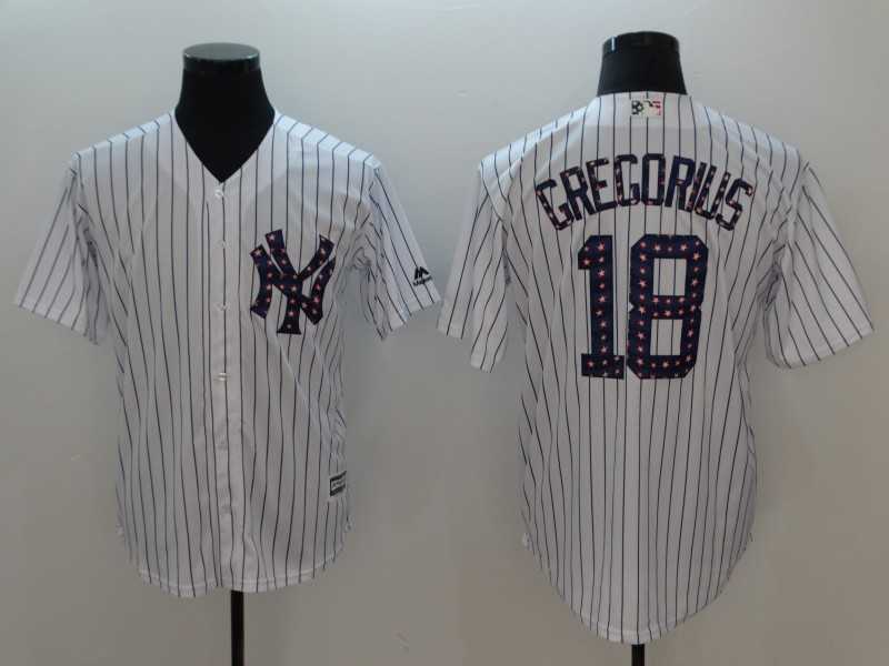 Yankees 18 Didi Gregorius White 2018 Stars & Stripes Cool Base Stitched Baseball Jerseys,We sell and wholesale Yankees 18 Didi Gregorius White 2018 Stars & Stripes Cool Base Stitched Baseball Jerseys on line form chian!